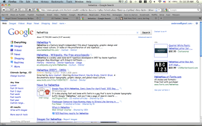 google's helvetica april fools joke.